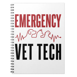 Emergency Vet Tech Critical Care Veterinary Notebook