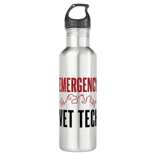 Emergency Vet Tech Critical Care Veterinary Stainless Steel Water Bottle