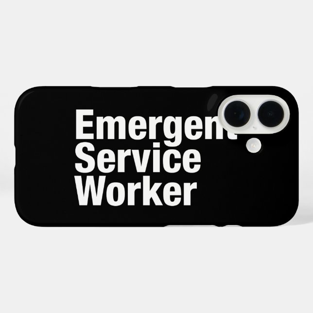 Emergent Service Worker Case-Mate iPhone Case (Back (Horizontal))