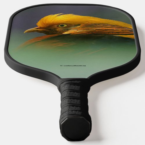 Emerging from the Green Golden Pheasant Pickleball Paddle