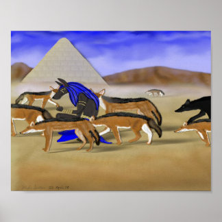Emerging from the Pack Anubis Poster