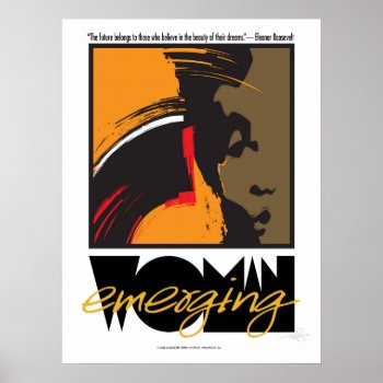 Emerging Woman Poster by ArtDivination at Zazzle