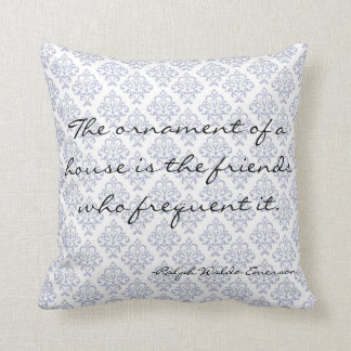 Emerson Home Literary Decorative Quote Pillow
