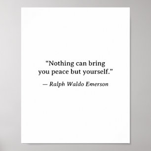 Emerson Inspirational Peace Wall Art