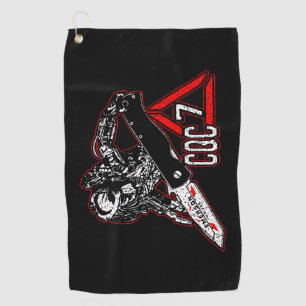 Emerson Knives CQC-7 Predator White Golf Towel