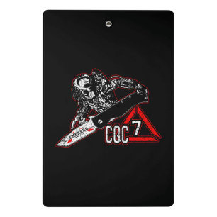 Emerson Knives CQC-7 Predator White Golf Towel Not Mini Clipboard