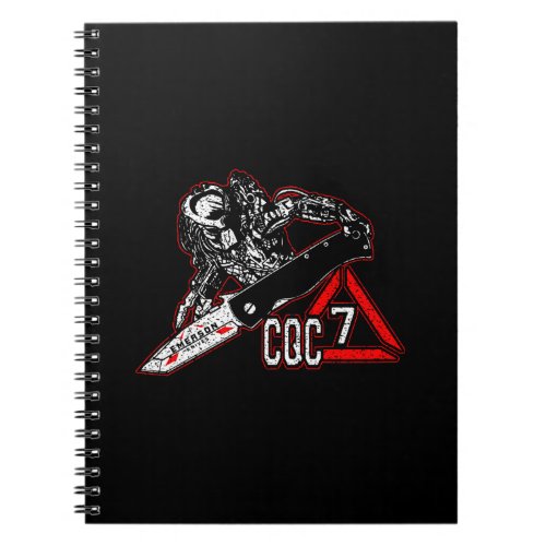 Emerson Knives CQC_7 Predator White Golf Towel Notebook