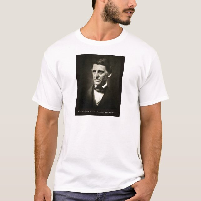 Emerson Love Of Beauty Is Taste Love Quote Gifts T-Shirt (Front)