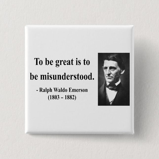 Emerson Quote 11b Pinback Button (Front)