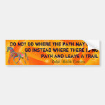 Emerson quote bumper sticker