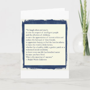 Emerson Quote Card