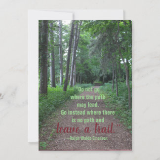 Emerson Quote Graduation Card