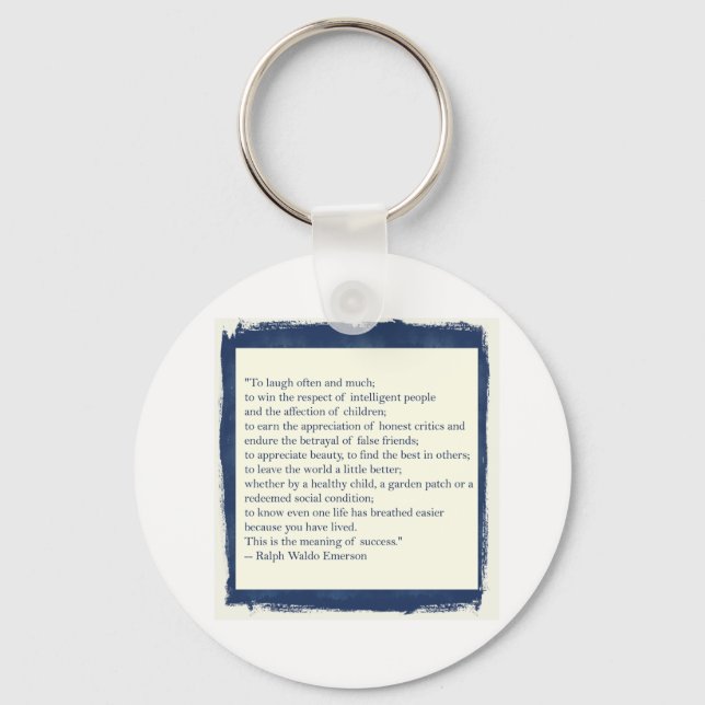 Emerson Quote Keychain (Front)