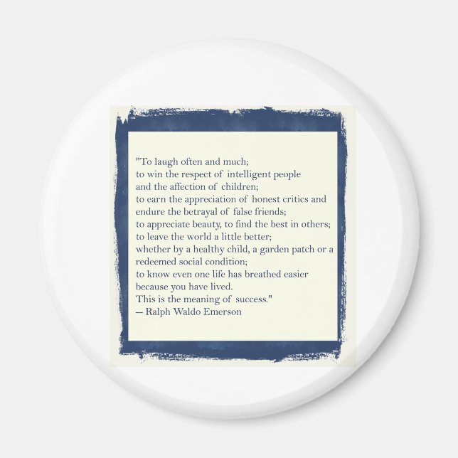 Emerson Quote Magnet (Front)