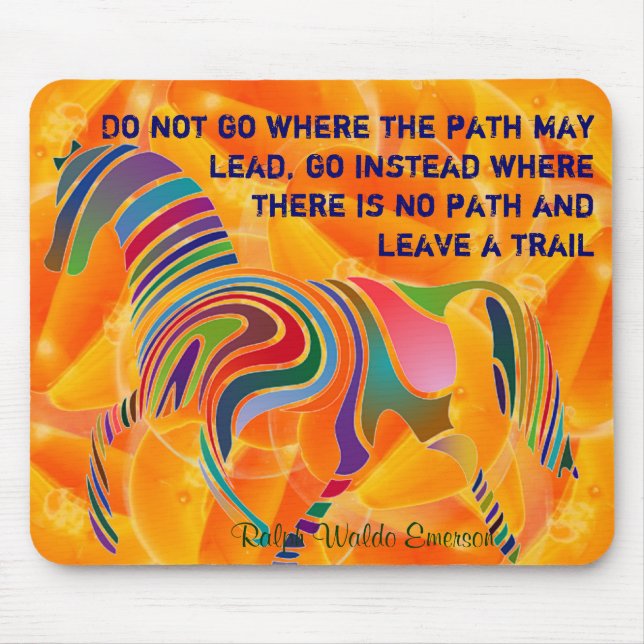 Emerson quote mousepad (Front)