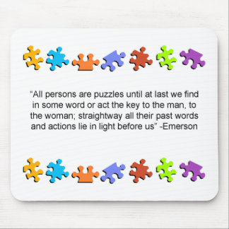 Emerson Quote mousepad