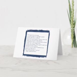 Emerson Quote Stationery Card
