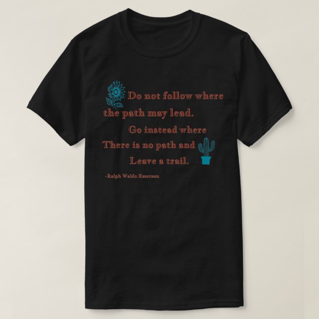 Emerson Quote T-Shirt (Design Front)
