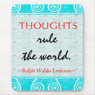 Emerson's Motivating Quote Mousepad