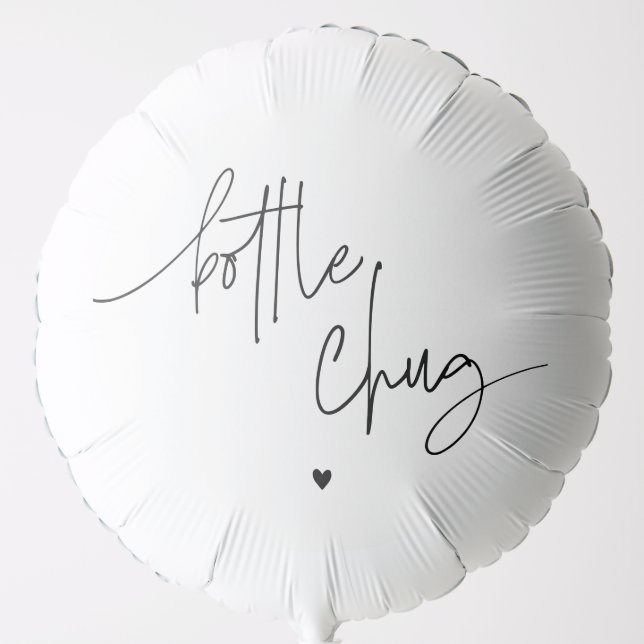 EMERY Elegant Calligraphy Baby Shower Game Sign Balloon (Front)