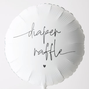 EMERY Elegant Calligraphy Baby Shower Game Sign Balloon