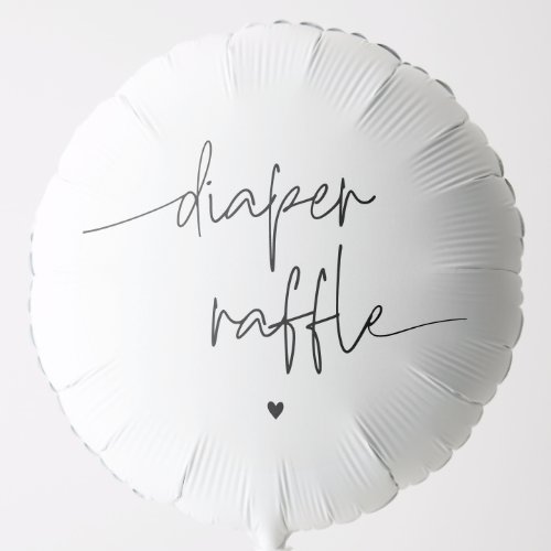 EMERY Elegant Calligraphy Baby Shower Game Sign Balloon
