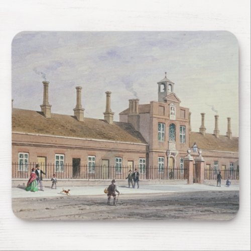 Emery Hills Alms Houses in Rochester Row 1850 Mouse Pad