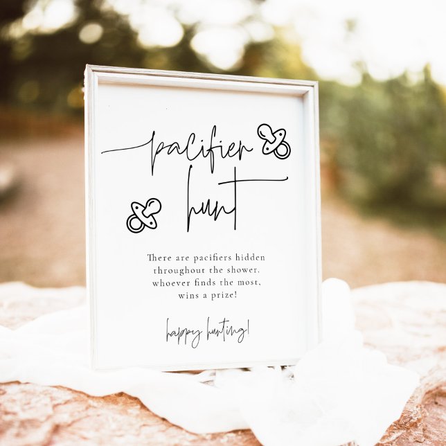 EMERY Pacifier Hunt Baby Shower Game Poster (Creator Uploaded)