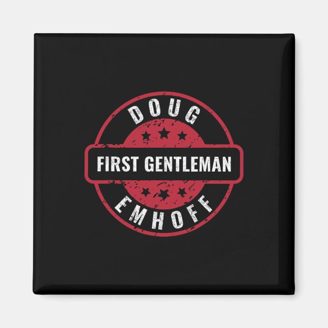 Emhoff As First First Gentleman Kamala Harris Husb Magnet (Front)