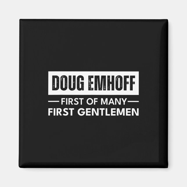 Emhoff As First Gentleman Kamala Harris Husband 1  Magnet (Front)