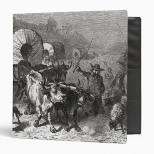 Emigration to the Western Country 3 Ring Binder