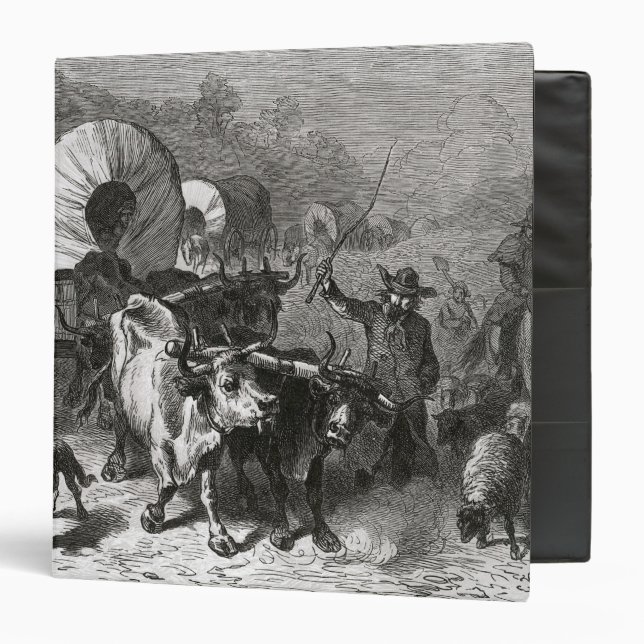 Emigration to the Western Country 3 Ring Binder (Front/Inside)