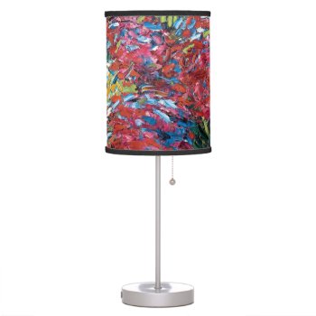 Emil Nolde Red Flowers Expressionism Fine Art Table Lamp by ArtLoversCafe at Zazzle