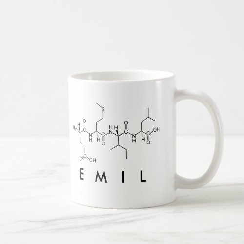 Emil peptide name mug 3