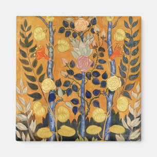 Emile Bernard painting, Roses, Magnet