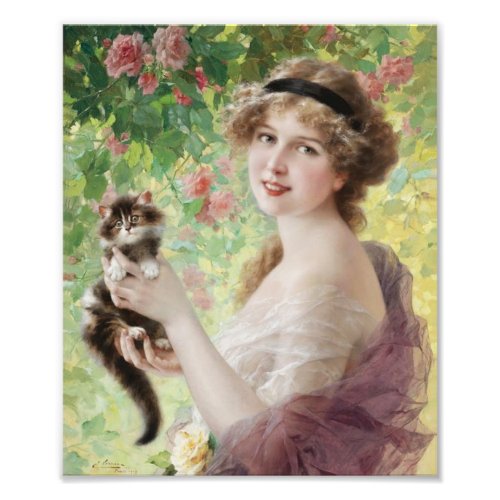 Emile Vernon Precious Kitten Print