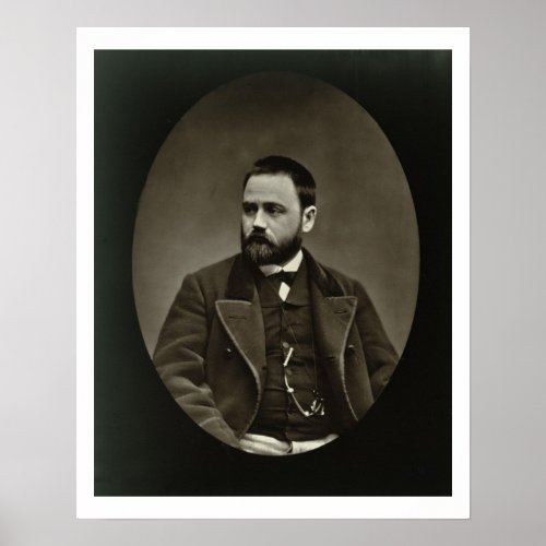Emile Zola 1840_1902 from Galerie Contemporaine Poster