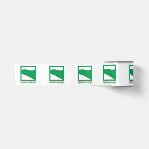 Emilia Romagna flag (Italian region) Satin Ribbon