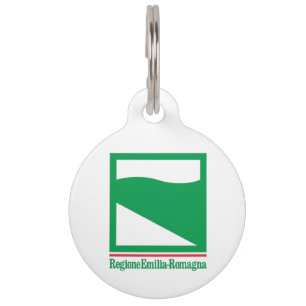 Emilia Romagna (Region of Italy) flag Pet ID Tag