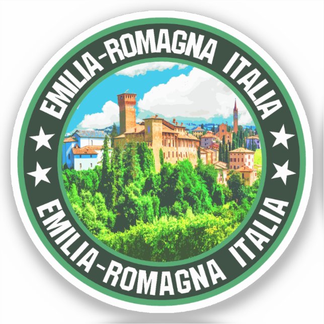Emilia-Romagna                                     Sticker (Front)
