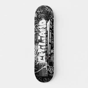 Emiliano Graffiti Custom Personalized Skateboard