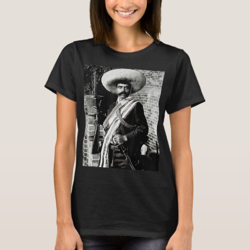 Emiliano Zapata Mexico Famous Face  Portrait  T_Shirt