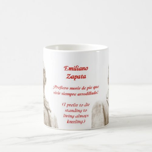 Emiliano Zapata quote mug