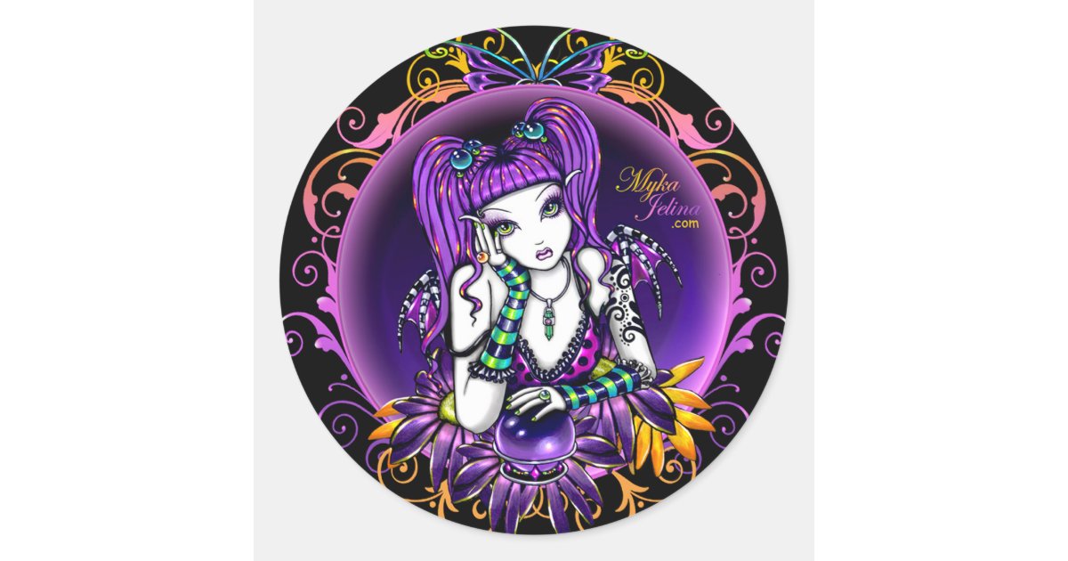 Sticker Art Rainbow Fairy