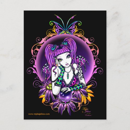Emilicous Rainbow Fairy Postcard