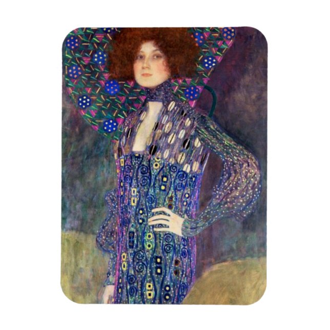 Emilie Floege, 1902 Magnet (Vertical)