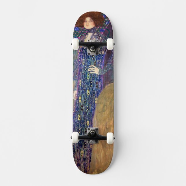Emilie Floege, 1902 Skateboard Deck (Front)