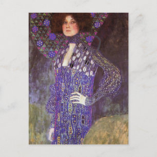 Emilie Floege by: Gustav Klimt Postcard