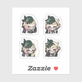 Emilie Genshin Impact 4 Pack Sticker Sheet