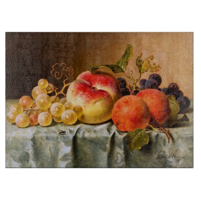 Emilie Preyer: Fruits with Fly Cutting Board (Front)